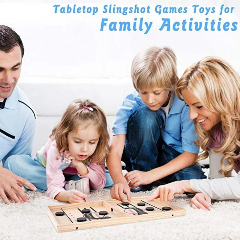 Fast Sling Puck Board Game Table Hockey Foosball Winner Party Family Interactive Toys For Children Adult Desktop Battle Gifts