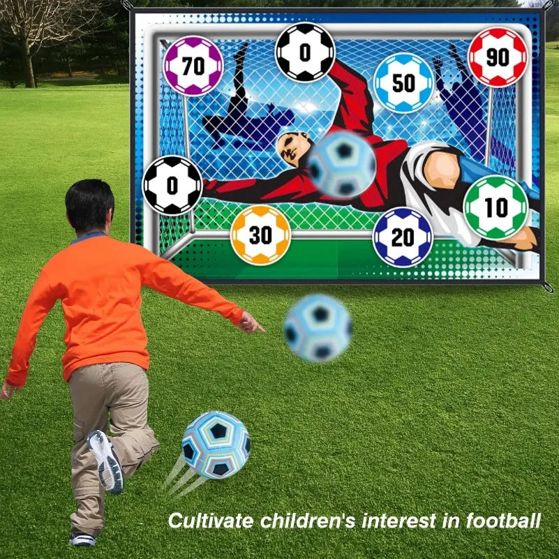 Soccer Game Mat Set Outdoor Indoor Soccer Toys Multiplayer Competitive Soccer Games Children Football Training Boy Gifts
