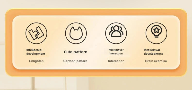 Kids Battle Chess Educational Toy Observation Concentration Training Fun Animal Flip Chess Parent-child Interactive Game Toys