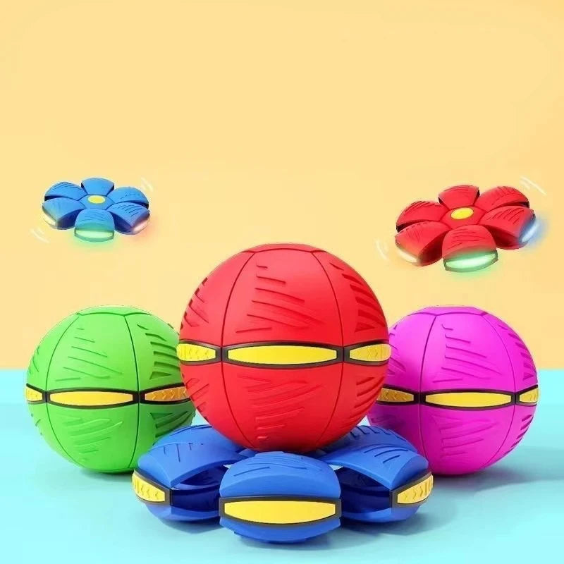 Flying Saucer Ball Bouncy Ball Foot Deformed Ball Educational Children Indoor and Outdoor Sports Children's Toy 3+