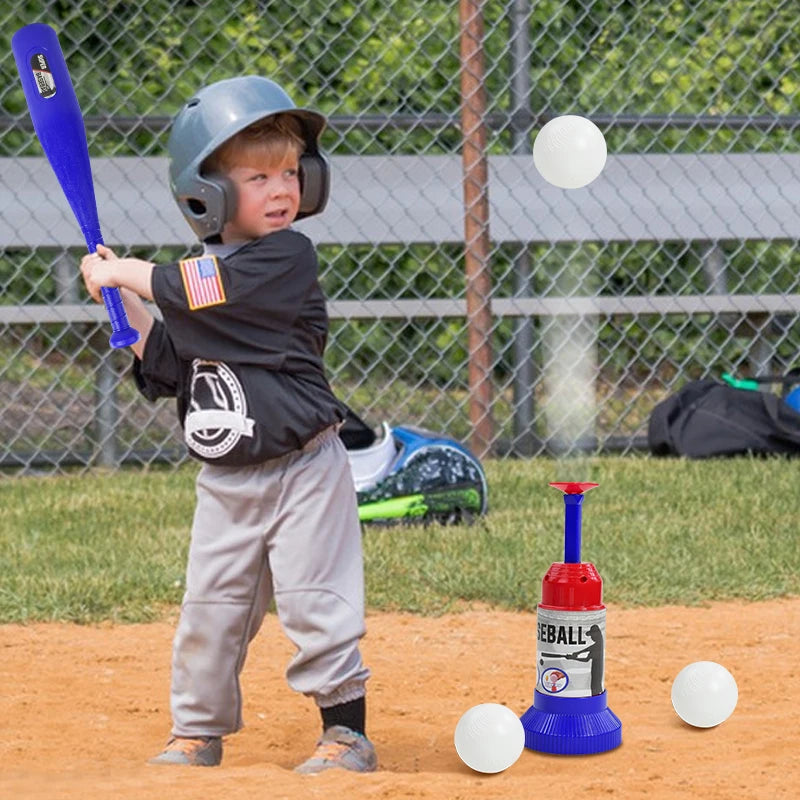 Children Baseball Ball Toys Games for 3+Year,Adjustable Automatic Pitching Baseball Machine Toy Sets for Kids Outdoor Toys Gift
